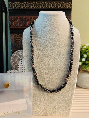 Bar by Alexa Rae Loni Necklace - Mystic Black
